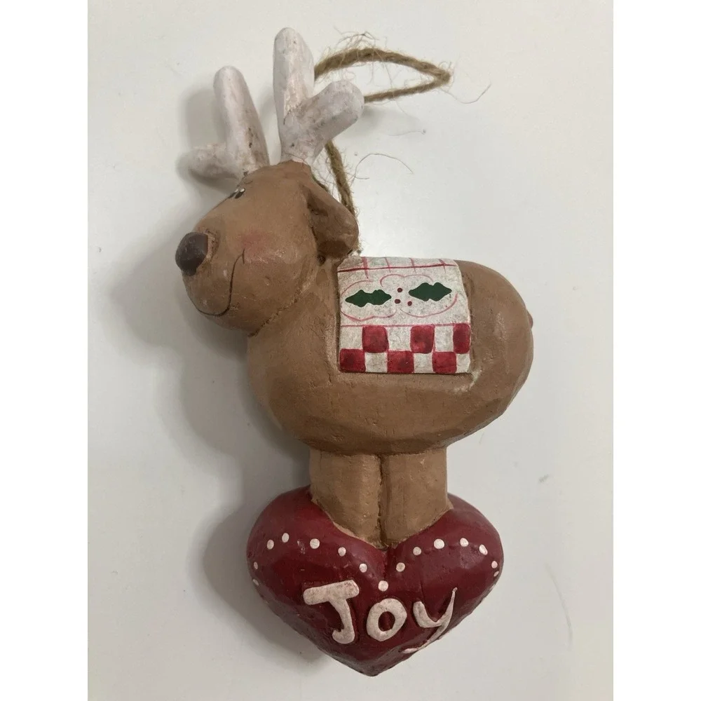 Vtg Midwest of Cannon Falls Angel Resin Christmas Ornament Eddie Walker Set of 4